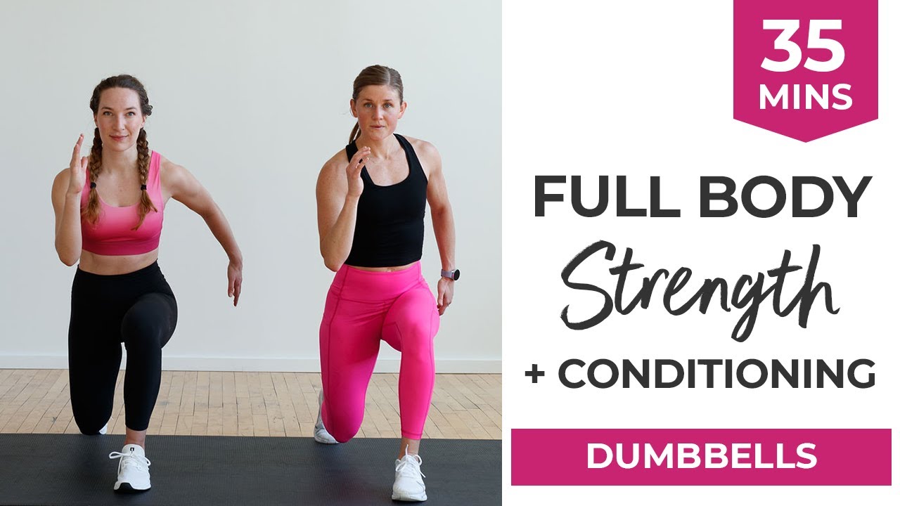 Minute Full Body Strength Conditioning Workout Dumbbells Atlas